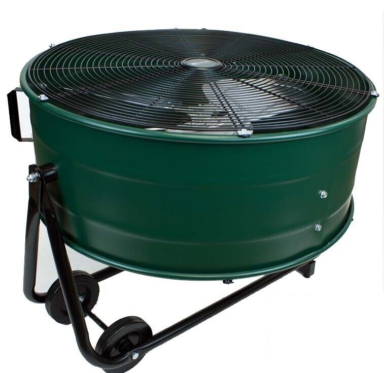 24" SWIVEL Drum Floor FAN - 7300 CFM - 120 Volts - 1 Ph - Direct Drive - 2 Speed
