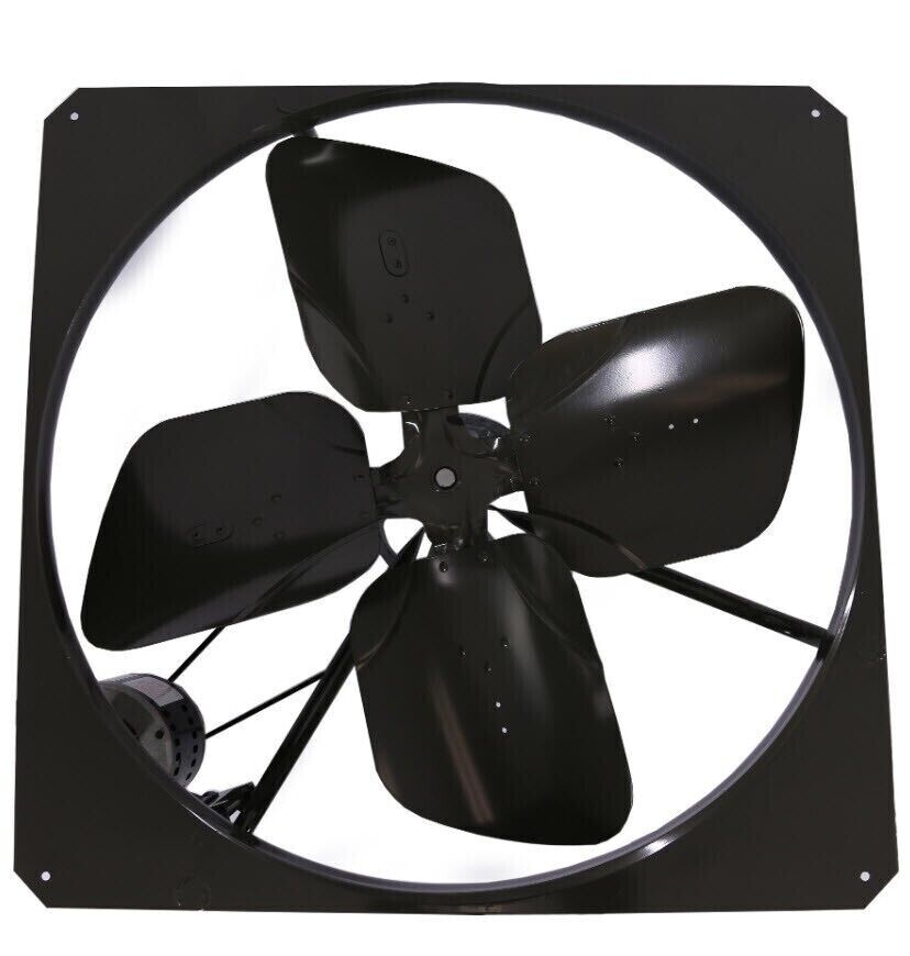 EXHAUST FAN Commercial - Belt Drive - 48" - 115/230V - 1 Ph - 1/2 Hp 17,100 CFM