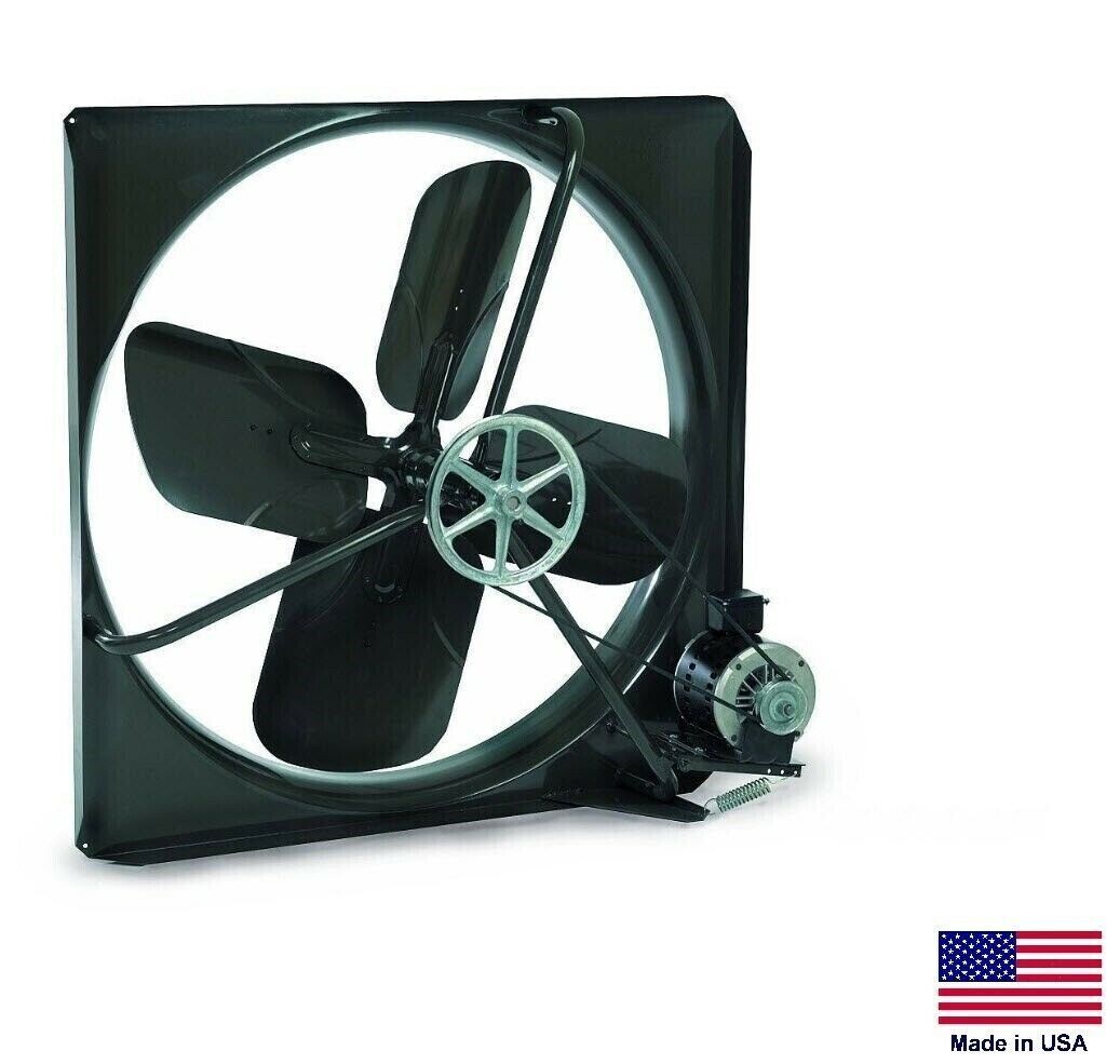 EXHAUST FAN Commercial - Belt Drive - 48" - 115/230V - 1 Ph - 1/2 Hp 17,100 CFM