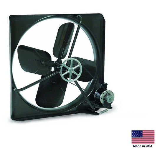 EXHAUST FAN Commercial - Belt Drive - 48" - 115/230V - 1 Ph - 1/2 Hp 17,100 CFM