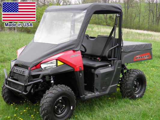 Vinyl Windshield & Roof for Polaris Ranger 570 Mid Size - Canopy - Commercial