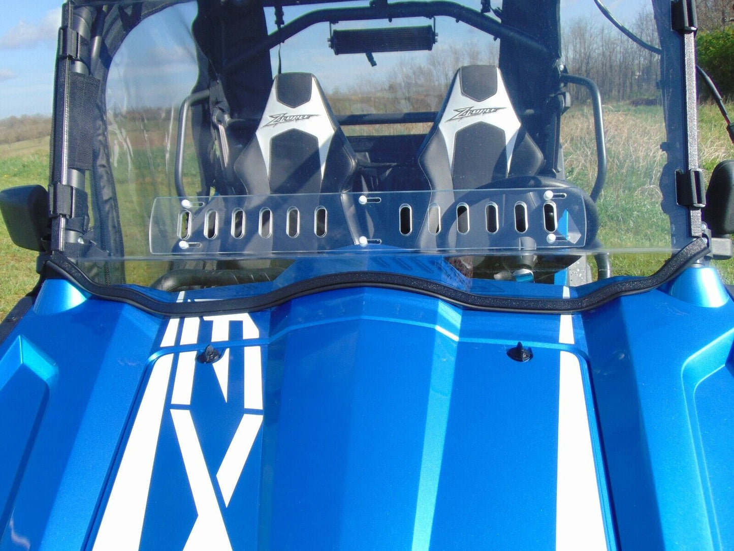 Half Enclosure for ZForce 500/800/1000 - Hard Windshield, Roof, & Rear Window