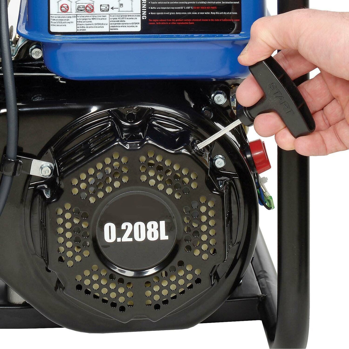 Portable WATER PUMP - 2" In and Out - 158 GPM - 7 HP - Gas Engine - 92 ft Head