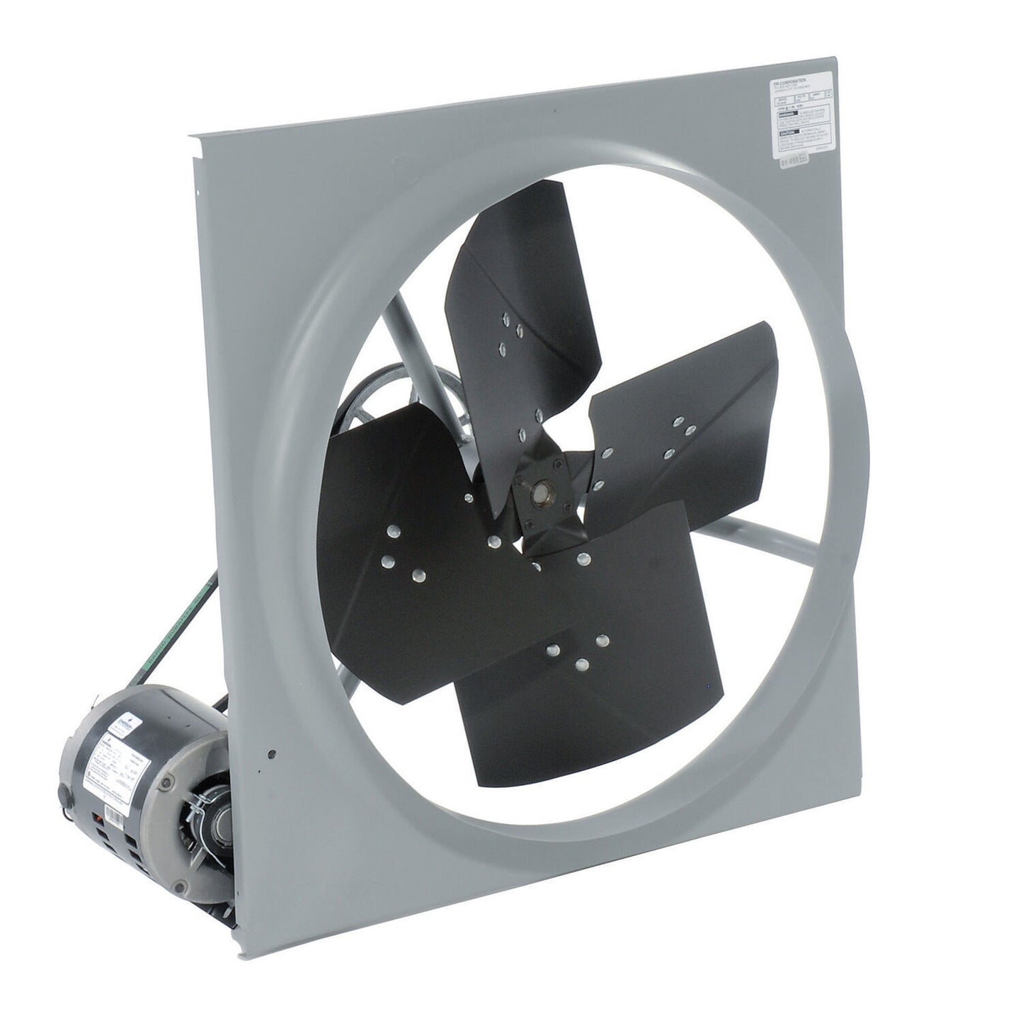 36" Exhaust Fan - Belt Driven - 9,870 CFM - 230/460 Volts - 1/2 HP - 3 Phase