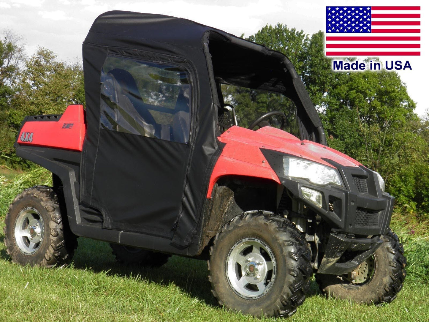 HiSun Massimo 800 DOORS & REAR WINDOW - Soft Material - Withstands Highway Speed