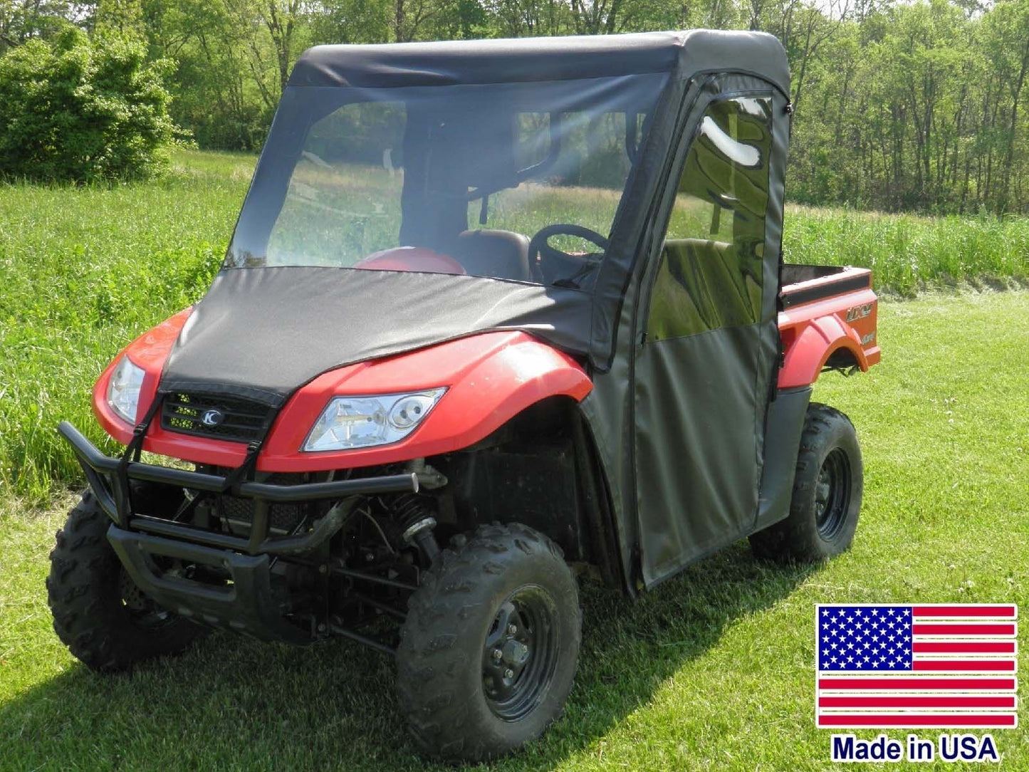 KYMCO 500 / 700 Full Enclosure - VINYL WINDSHIELD, DOORS, ROOF, & REAR WINDOW
