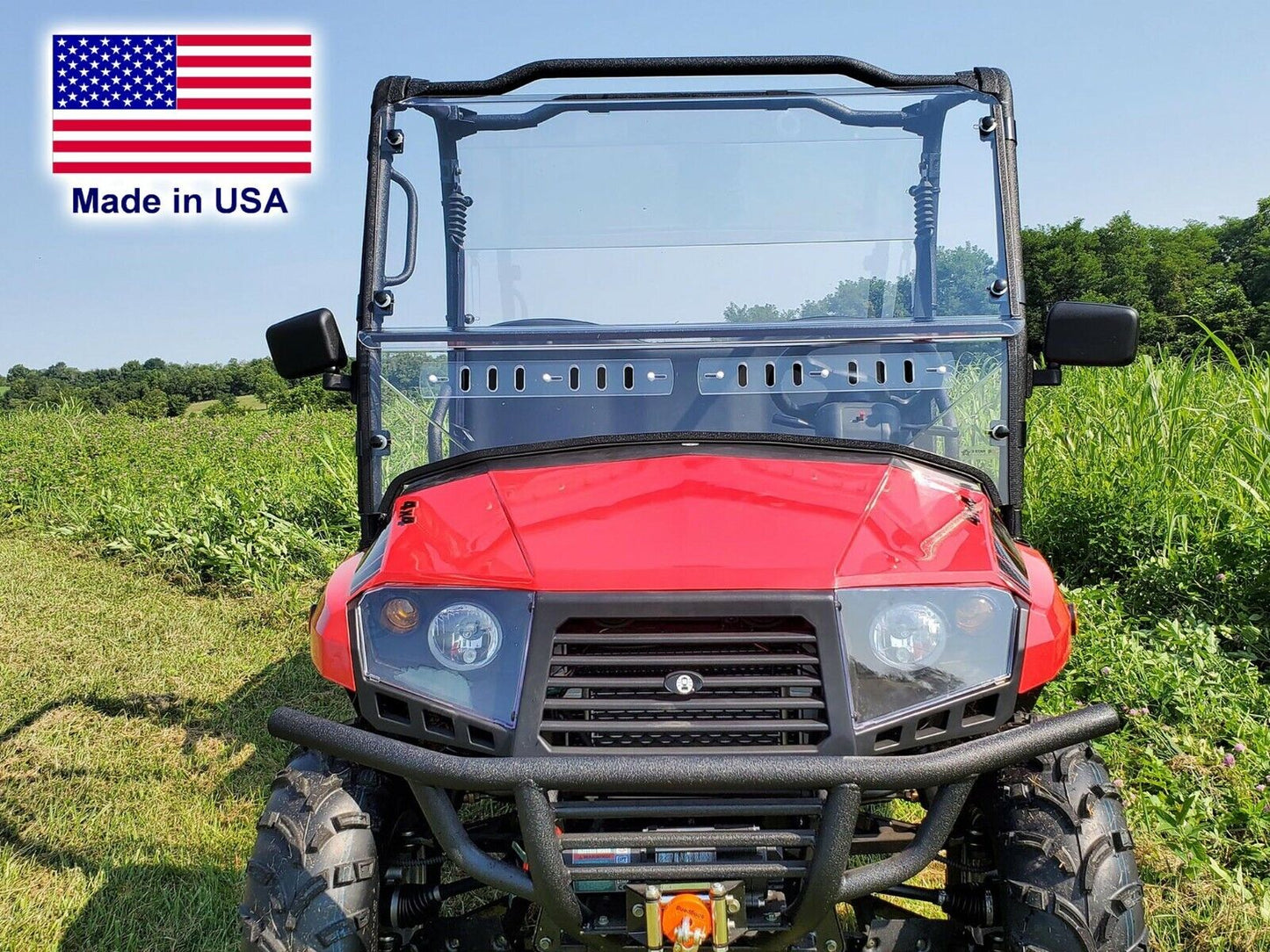 Coleman UT400 / Outfitter 400 HARD WINDSHIELD - Polycarbonate - Highway Ready