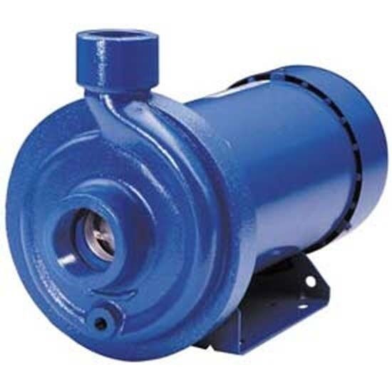 CENTRIFUGAL PUMP TEFC - 3500 RPM, 75 PSI, 115/230V, 220 GPM, 1 1/4" In, 1" Out
