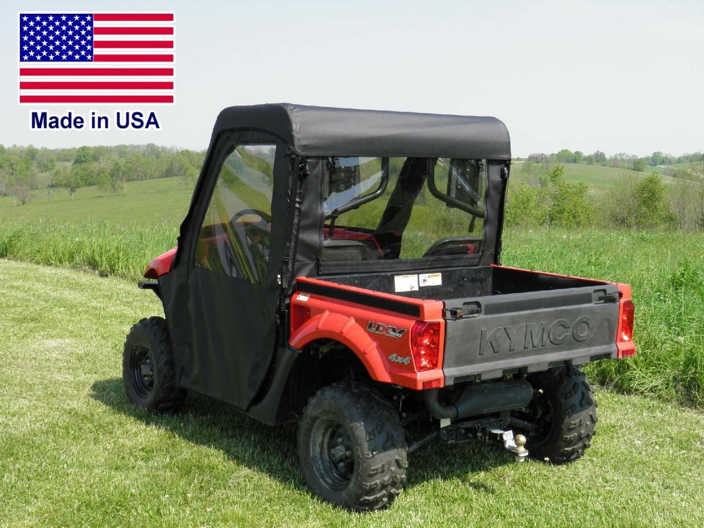KYMCO 500 / 700 Full Enclosure - VINYL WINDSHIELD, DOORS, ROOF, & REAR WINDOW
