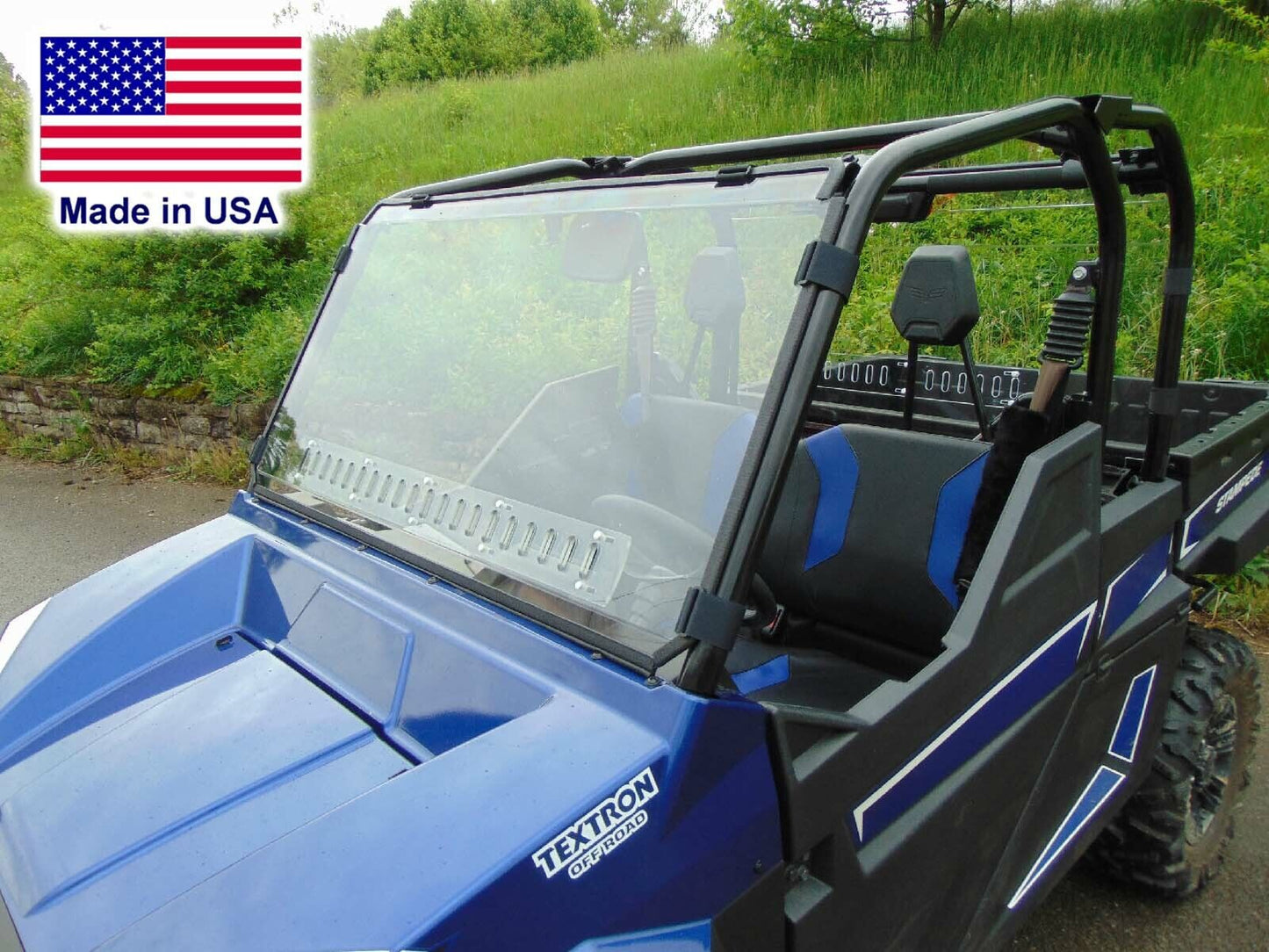 HARD WINDSHIELD for Arctic Cat Stampede - Polycarbonate - Travels Highway Speeds