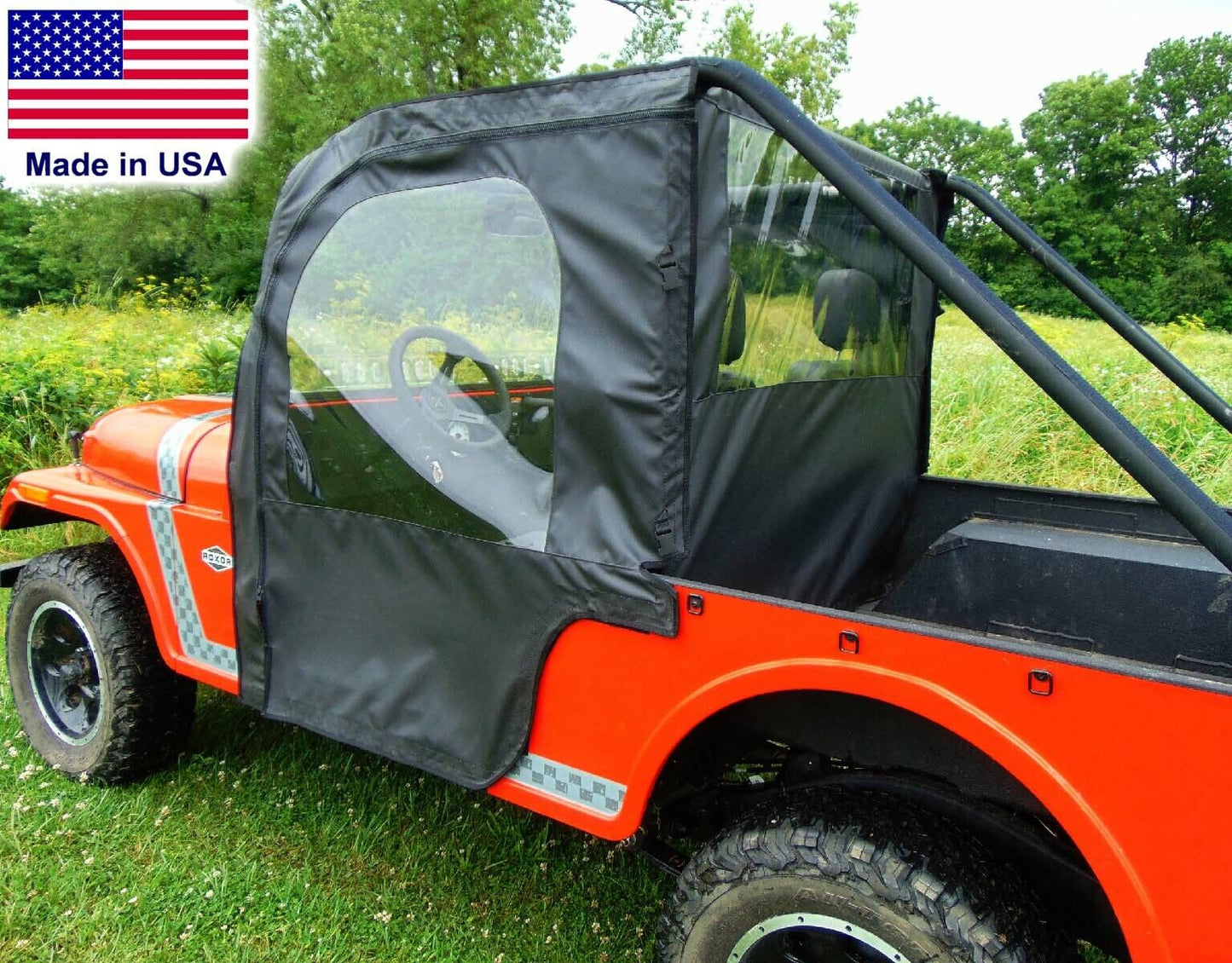 Mahindra Roxor DOORS and REAR WINDOW - Roll Away Doors - Withstands Hwy Speeds