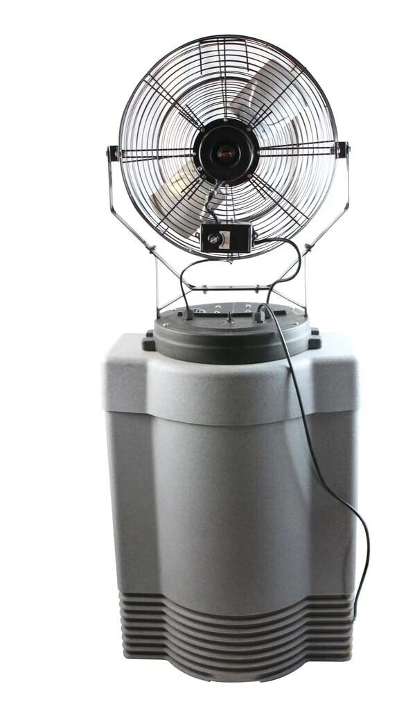 18" MISTING FAN - Cooler Mounted - 3400 CFM - 120 Volts - 1/3 Hp - 40 Gallons