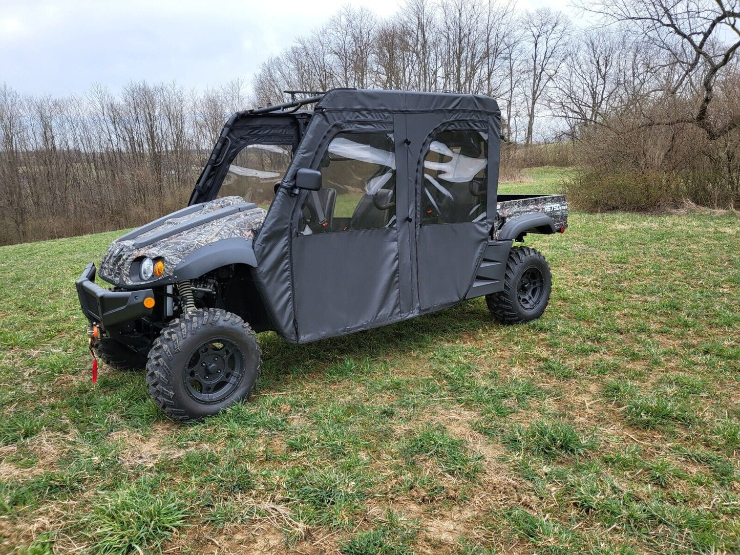 DOORS & REAR WINDOW for HiSun HS 750 Crew - Soft Material - Vinyl Windshield