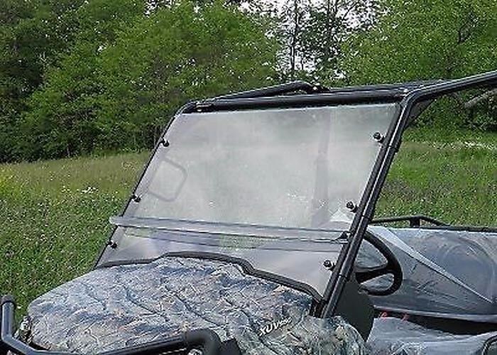 HARD WINDSHIELD for John Deere 550/560/590 - Polycarbonate - Withstands Hwy Spds