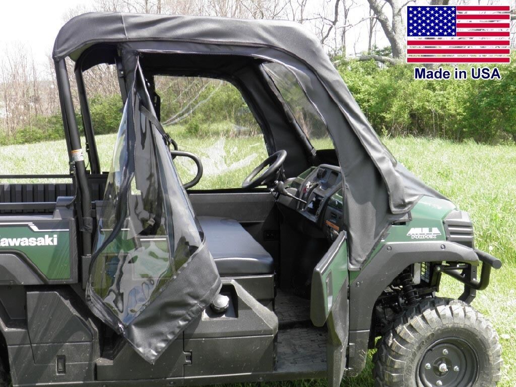 DOORS for Kawasaki Pro FXT and DXT - Zip Down Windows - Soft Material