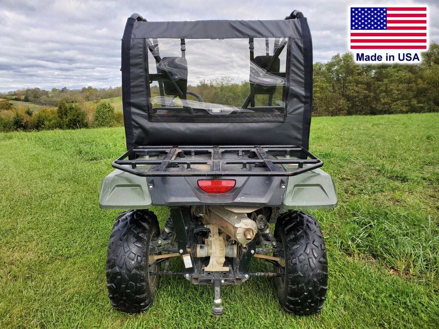 Full Enclosure for Honda Pioneer 500 - HARD WINDSHIELD, Doors, Roof, & Rear