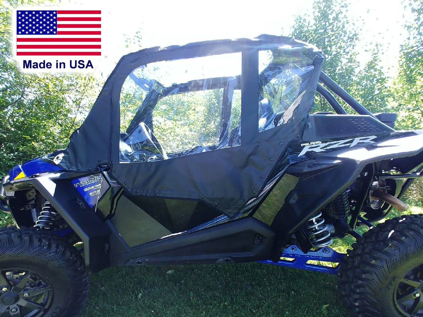 DOORS for RZR XP Turbo S - Vinyl Windows - Soft Material - Withstands Hwy Speeds