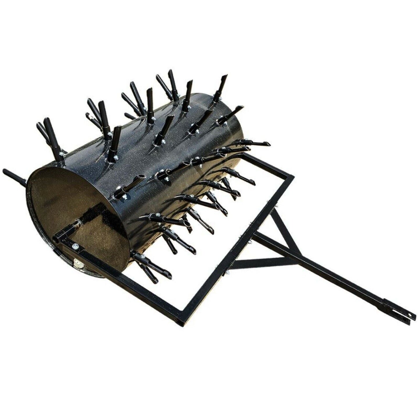 36” Core Plug Aerator - 54 Spikes - 5” Spike Depth - 490 lbs Capacity