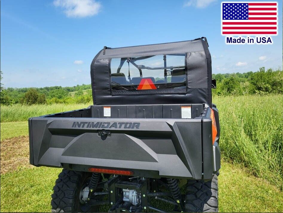 HALF Enclosure for Intimidator 6 GC1K - HARD WINDSHIELD - Roof - Rear Window