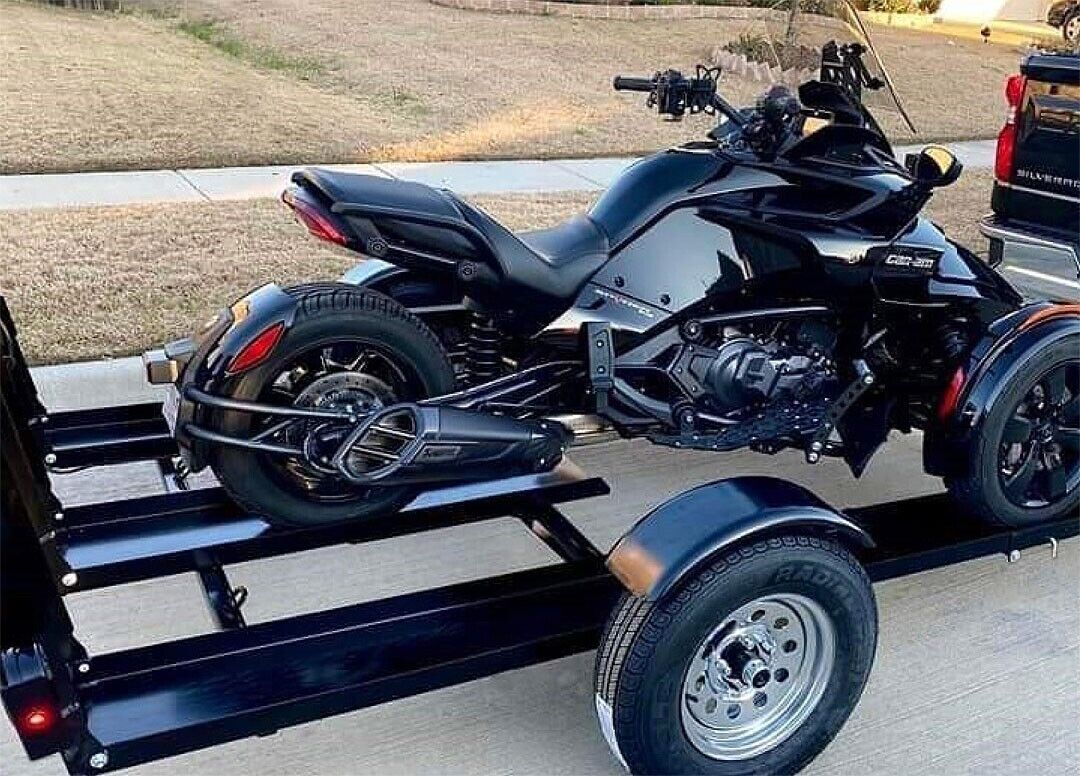 Canam Spyder RT / F3 / Ryker Motorcycle Trailer - 2943 lbs Capacity - Foldable