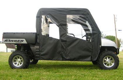 Full Enclosure with Vinyl Windshield for Polaris Crew