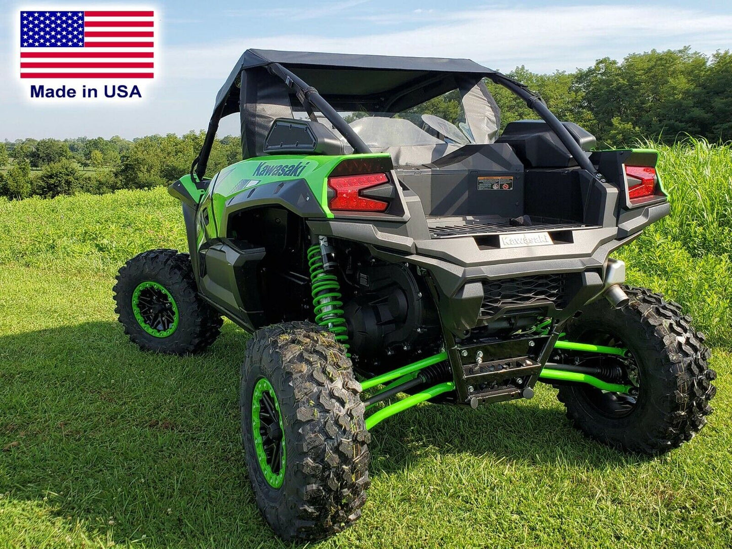Partial Enclosure for Kawasaki Teryx KRX - HARD WINDSHIELD, ROOF, & REAR WINDOW