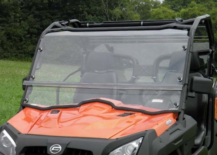 HARD Windshield for CF Moto UForce 500 / 600 / 800 / 1000 - Withstands Hwy Spds