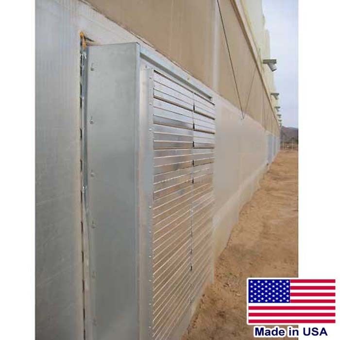 50" Wall Exhaust Fan - 21,300 CFM - 115/230 Volts - 1 Ph - Belt Driven - 6 Blade