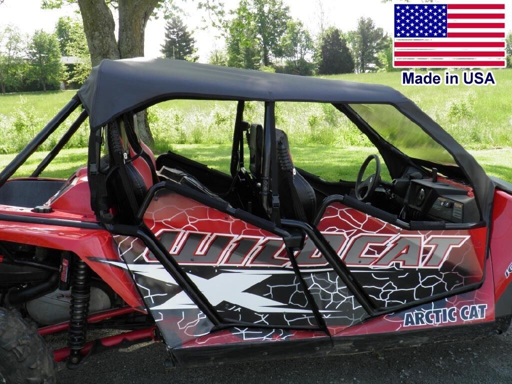 Arctic Cat Wildcat 4 Vinyl Windshield and Roof - Top - Canopy - Commercial Duty