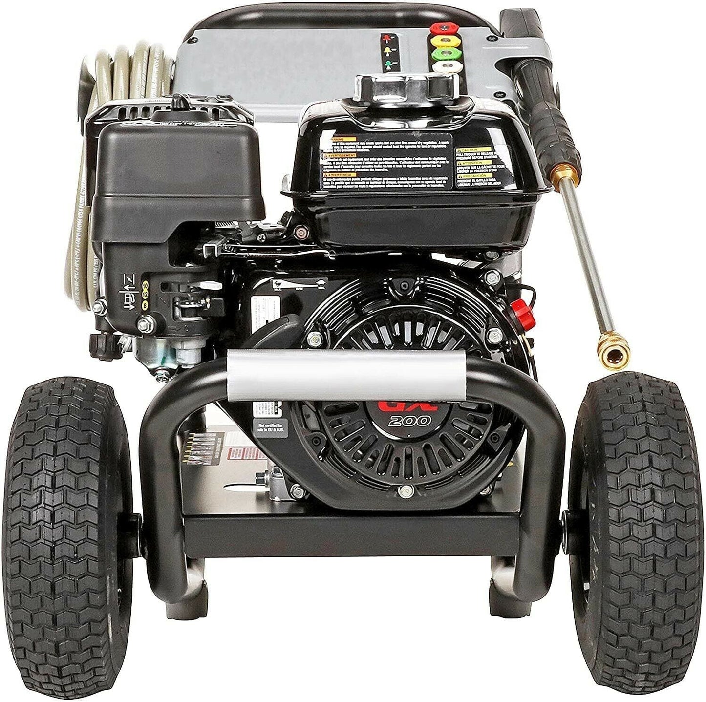 Pressure Washer - 3300 PSI - 2.5 GPM - Honda GX Engine - 25 ft Hose - AAA Pump