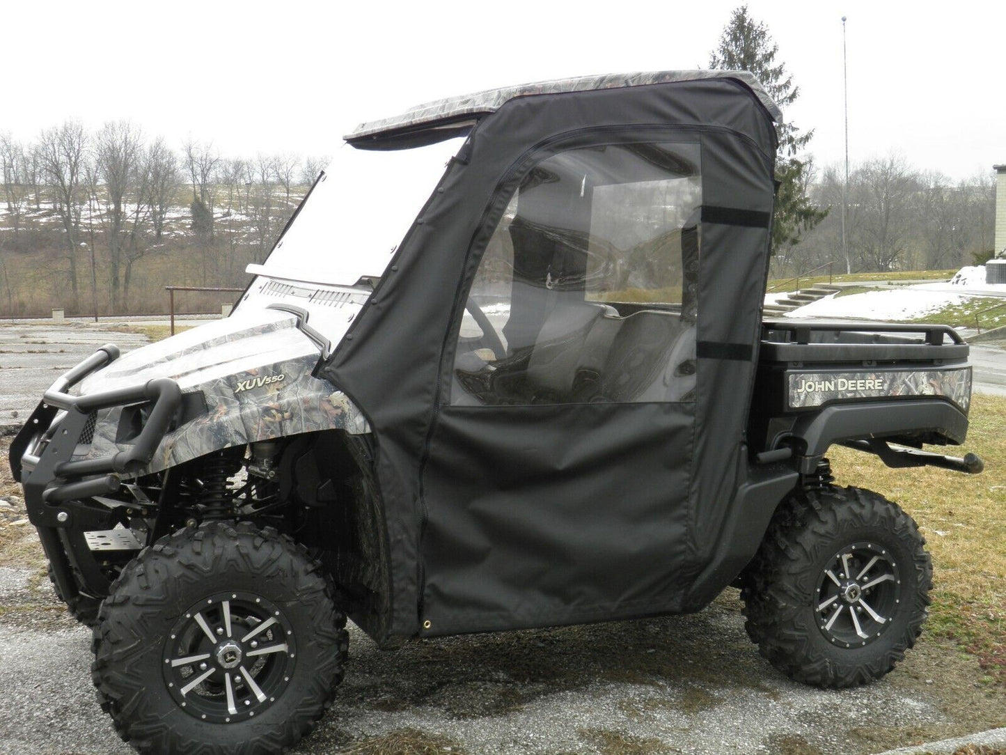 FULL ENCLOSURE for John Deere XUV - HARD WINDSHIELD, Doors, Rear Window, NO ROOF