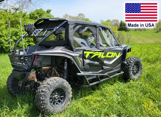 DOORS & REAR WINDOW for 4 Seater Honda Talon 1000 - Soft Material - Vinyl Window