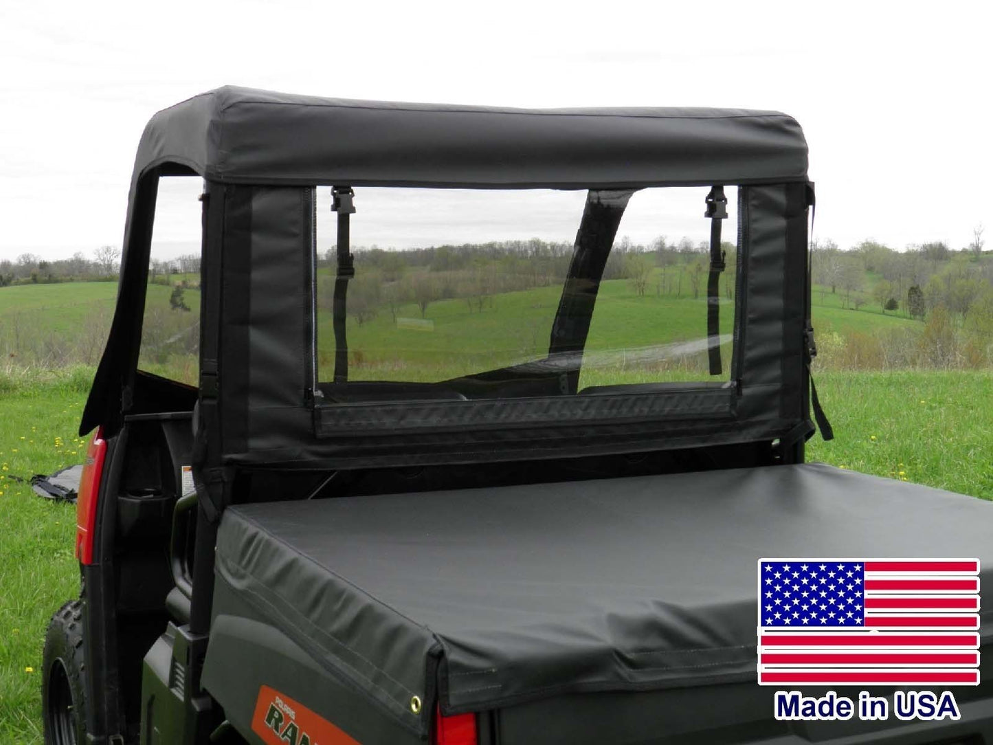 Mini Cab for 2015 Polaris Ranger Mid 570 - Vinyl Windshield, Roof & Rear Window