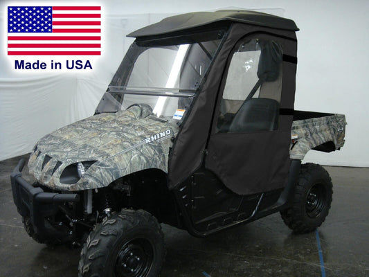 Yamaha Rhino Full Enclosure - HARD WINDSHIELD - Doors - Rear Window - Soft Top