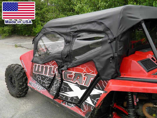 DOORS & REAR WINDOW for Arctic Cat Wildcat 4 - Soft - Puncture Proof