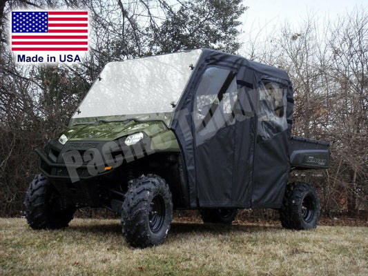 FULL ENCLOSURE for Ranger Crew - HARD WINDSHIELD, Roof, Doors, & Rear Window