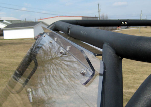 Polaris Ranger Hard Windshield - Polycarbonate - Withstands Highway Speeds