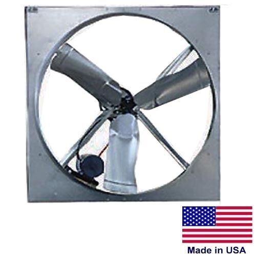 50" Exhaust Fan - Belt Drive - 34,600 CFM - 1 HP - 230 / 460 V - 3 Phase - Panel