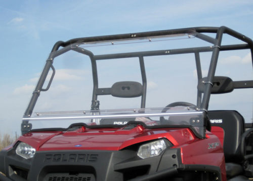 Polaris Ranger Hard Windshield - Polycarbonate - Withstands Highway Speeds