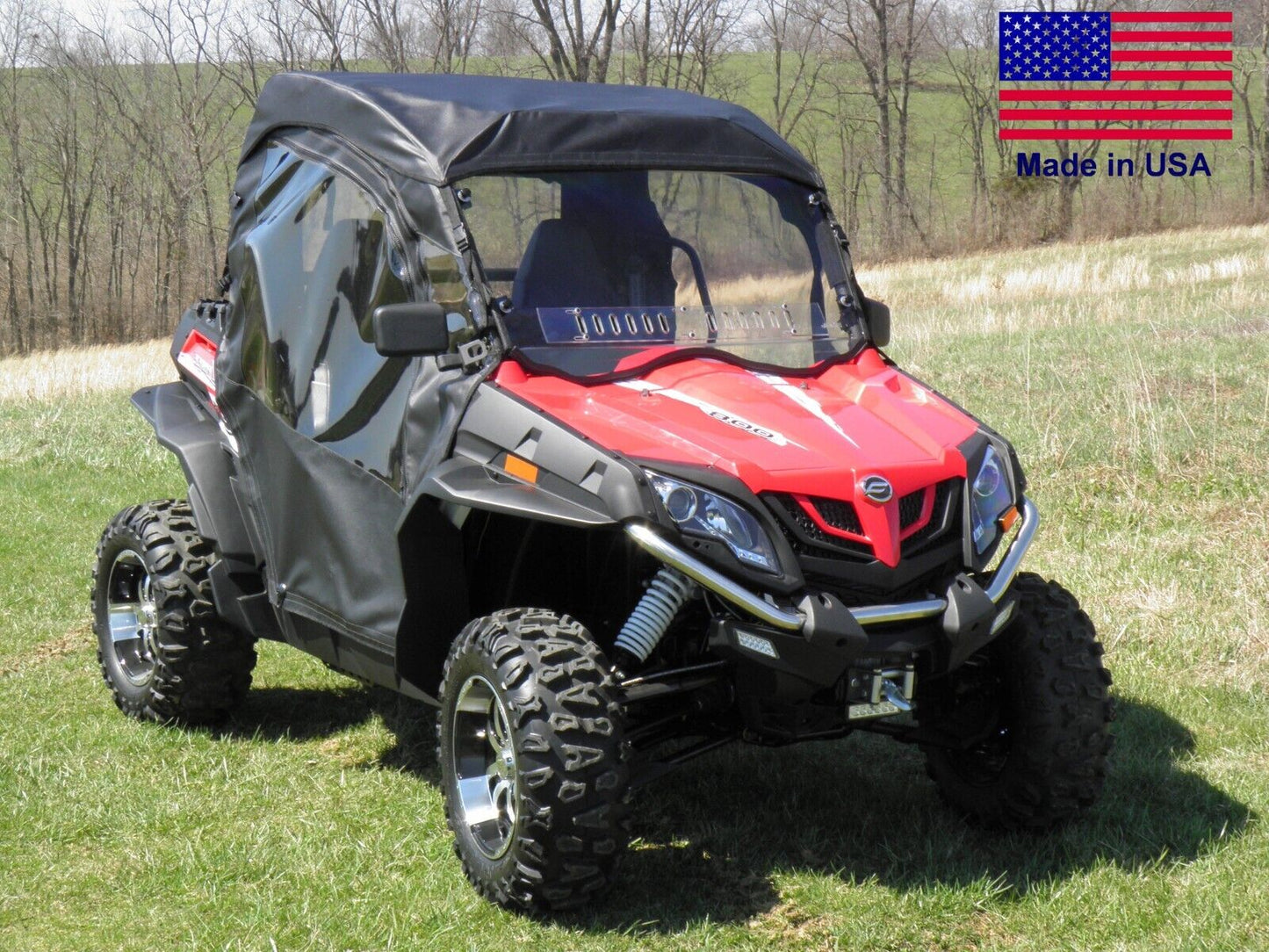 Full Enclosure for ZForce 500/800/1000 - HARD WINDSHIELD, Doors, Roof, & Rear