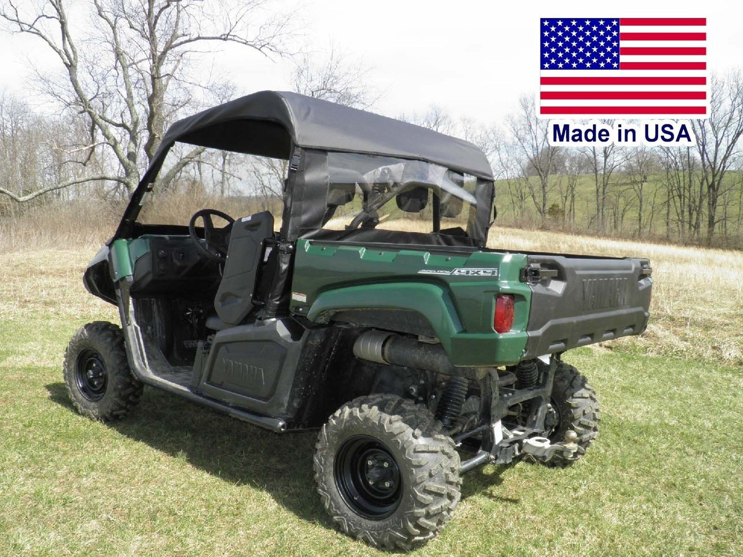 REAR WINDOW and ROOF Combo for Yamaha Viking - Soft Top Material