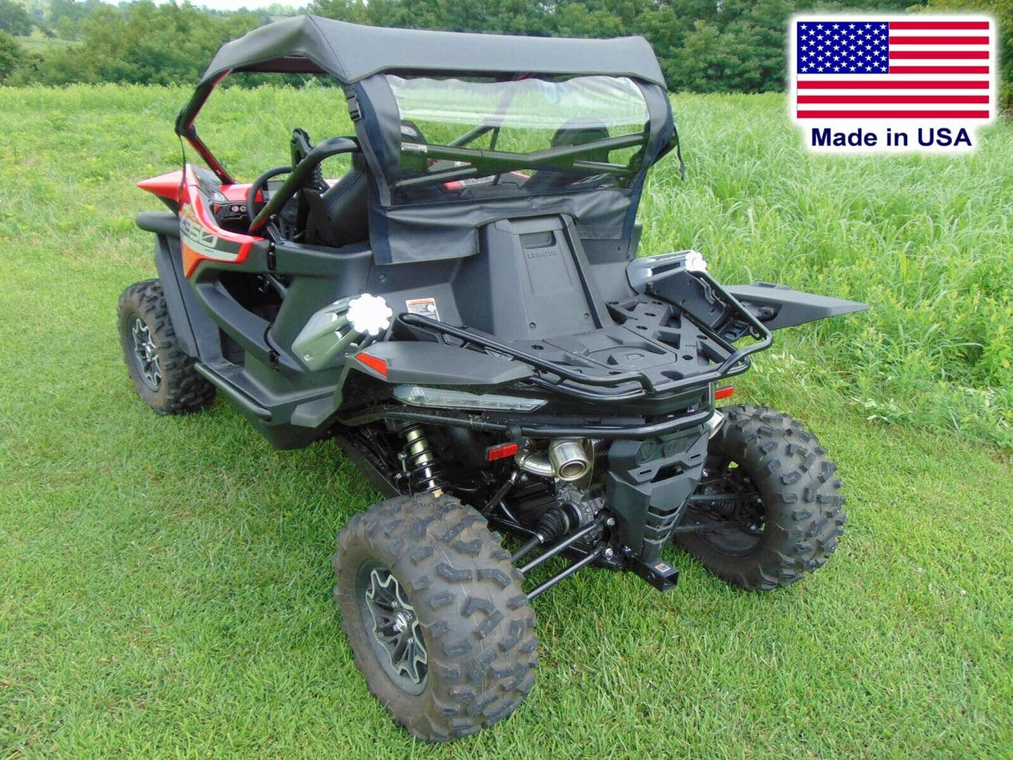 Partial Cab Enclosures for CF Moto ZForce 950 - Hard Windshield, Roof, & Rear