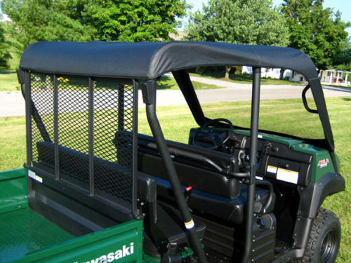 VINYL WINDSHIELD & ROOF for Kawasaki 4010 TRANS - Puncture Proof - Soft Acrylic