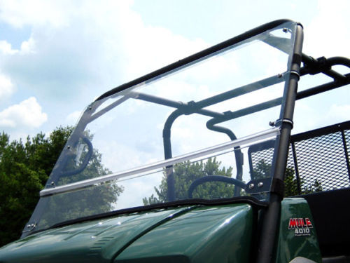 HARD WINDSHIELD for Kawasaki 4000 / 4010 - Polycarbonate - Travels Highway Speed