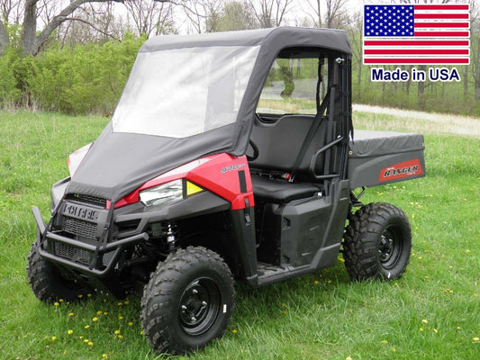 Mini Cab for 2015 Polaris Ranger Mid 570 - Vinyl Windshield, Roof & Rear Window