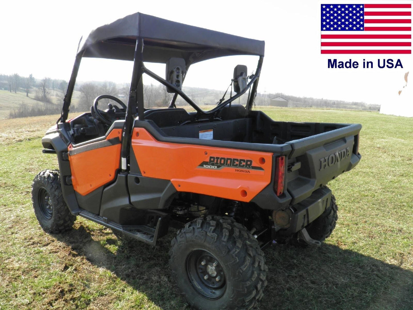 Honda Pioneer HARD WINDSHIELD and ROOF Combo - Canopy - Soft Top - Heavy Duty