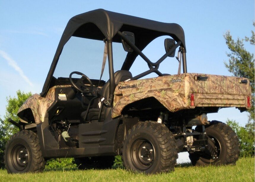 Kawasaki Teryx - VINYL WINDSHIELD and ROOF COMBO - Puncture Proof - Soft Top