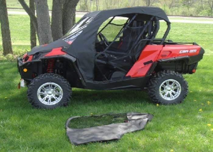 Can Am Commander Full Enclosure - VINYL WINDSHIELD, Roof, Doors, & Rear Window