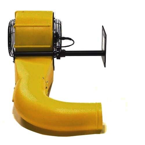 DOCK FAN - 1,200 CFM - 1/2 HP - 115 Volts - 1 Phase - Wall Mounted - 80 ft Throw