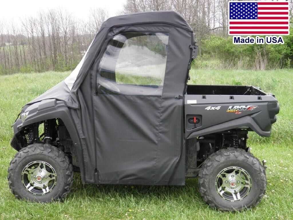 FULL Enclosure for Kymco 450 - Vinyl Windshield - Roof - Doors - Rear Window